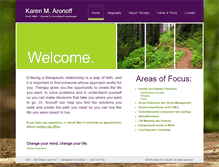 Tablet Screenshot of drkarenmaronoff.com